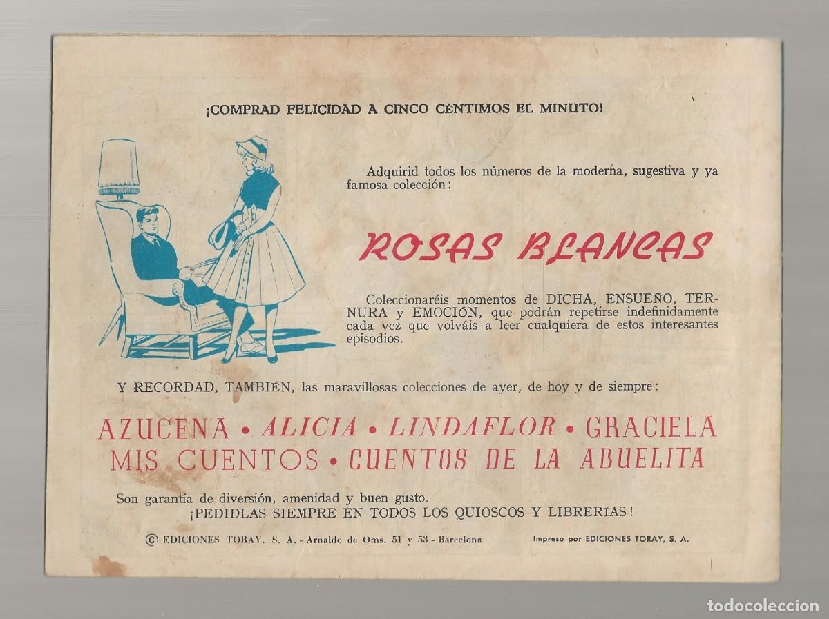 Tebeos: ROSAS BLANCAS N&ordm; 15 - ISABEL - TORAY 1958 - Foto 2