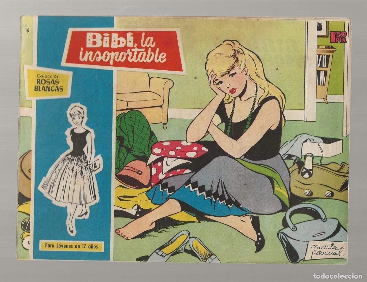 Tebeos: ROSAS BLANCAS N&ordm; 16 - BIBI, LA INSOPORTABLE - TORAY 1958 - Foto 1
