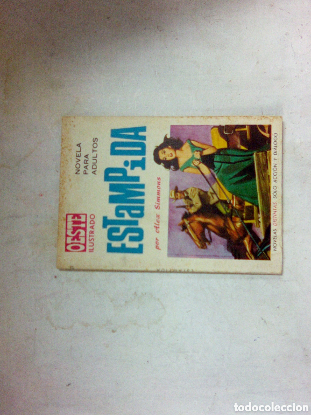 Tebeos: Novela del oeste.Estampida por Alex Simmons - Foto 1