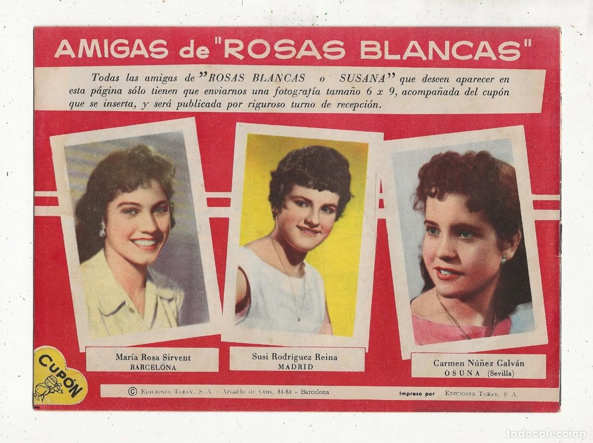 Tebeos: ROSAS BLANCAS N&ordm; 42 - LA DULCE CELADA - TORAY 1958 - Foto 2