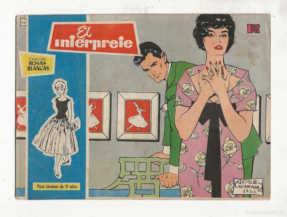 Tebeos: ROSAS BLANCAS N&ordm; 46 - EL INT&Eacute;RPRETE - TORAY 1958 - Foto 1