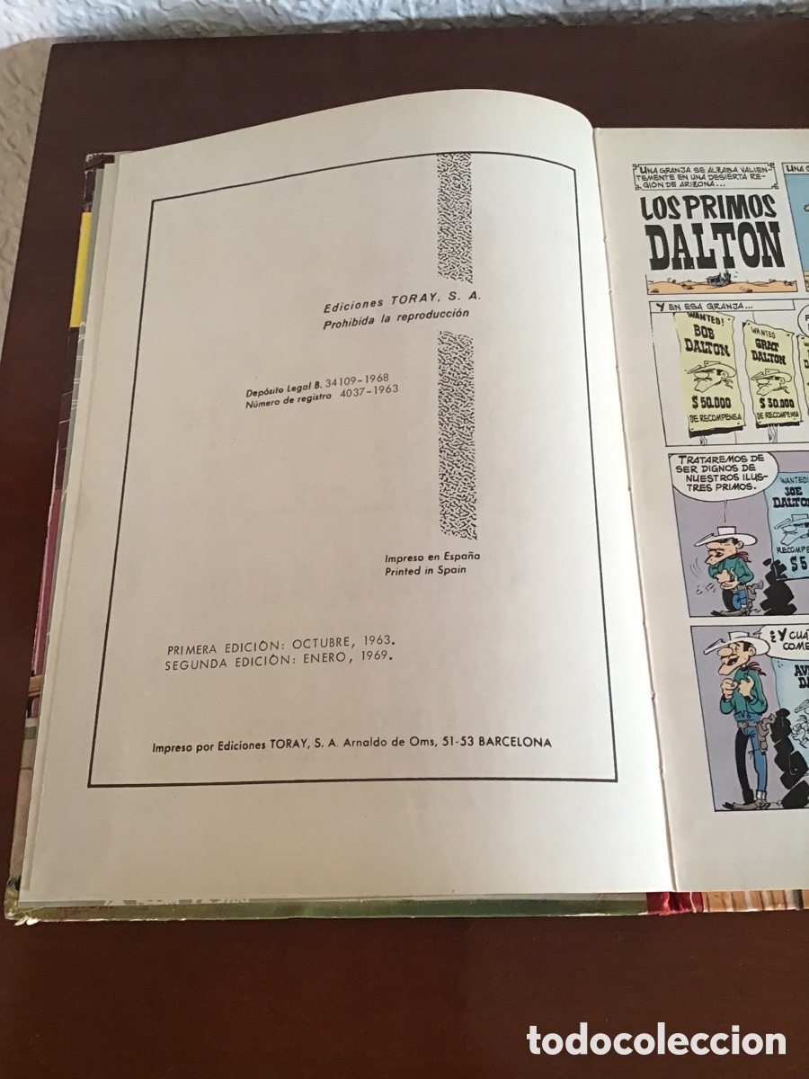 Tebeos: LUCKY LUKE-LOS PRIMOS DALTON-TORAY 1968 - Foto 4