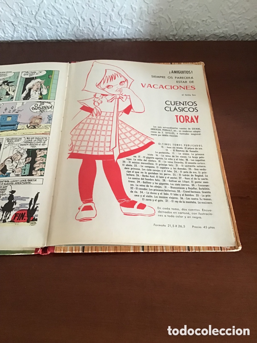 Tebeos: LUCKY LUKE-LOS PRIMOS DALTON-TORAY 1968 - Foto 6