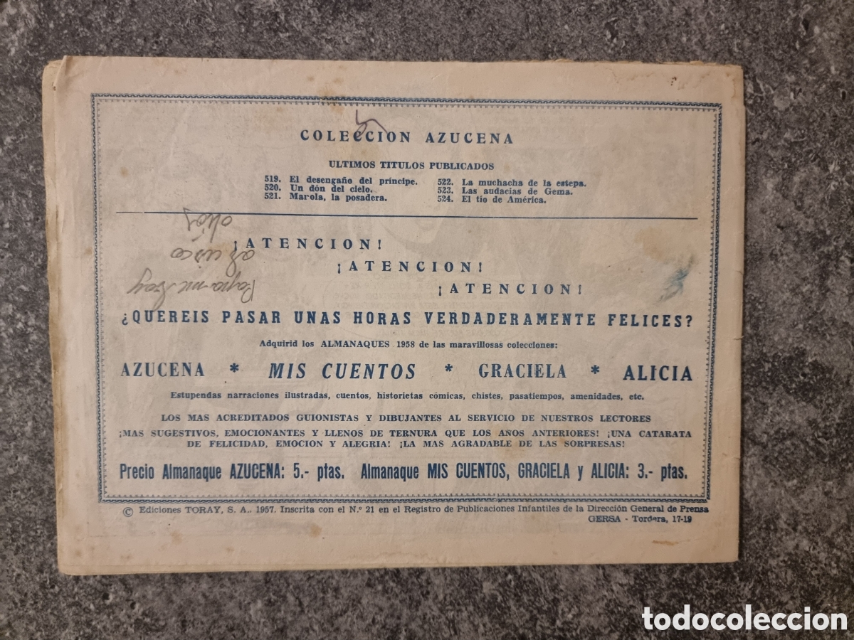Tebeos: 11 CUENTOS AZUCENA - EDICIONES TORAY. - Foto 13