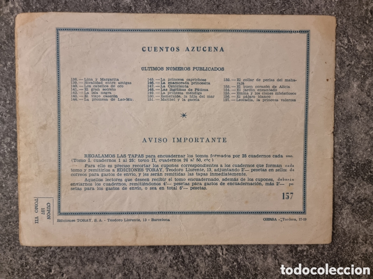 Tebeos: 11 CUENTOS AZUCENA - EDICIONES TORAY. - Foto 15