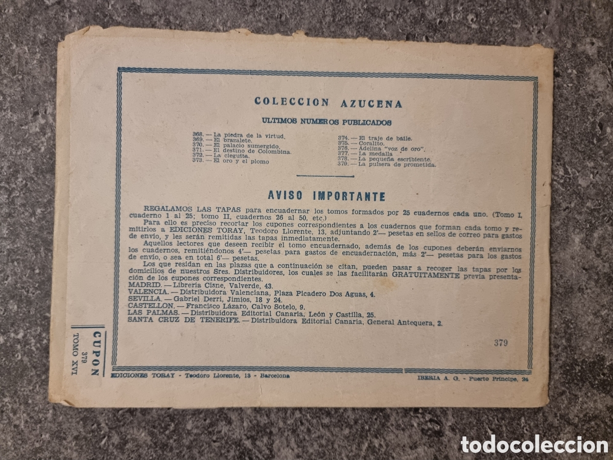Tebeos: 11 CUENTOS AZUCENA - EDICIONES TORAY. - Foto 17