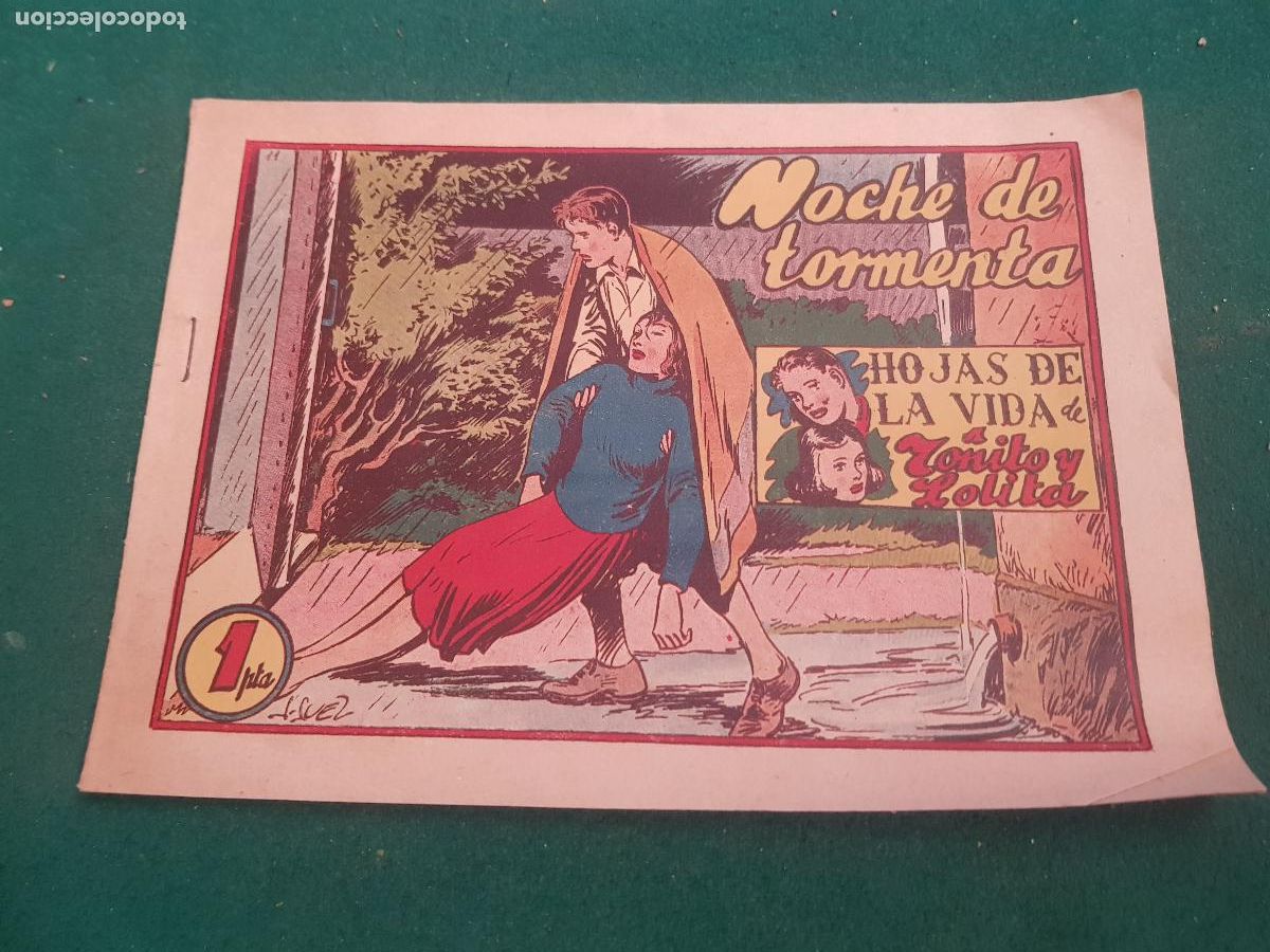 Tebeos: NOCHE DE TORMENTA (ORIGINAL ILUSTRADOR JAIME JUEZ) - Foto 1