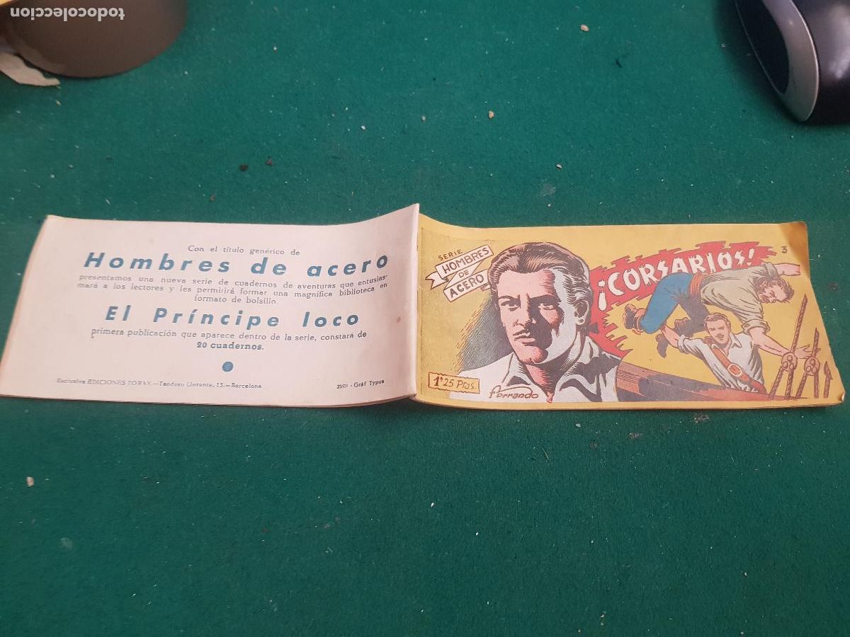 Tebeos: HOMBRES DE ACERO-CORSARIOS (original) - Foto 1