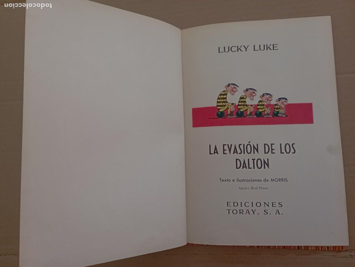 Tebeos: LUCKY LUKE - LA EVASI&Oacute;N DE LOS DALTON - EDICIONES TORAY 1969 - Foto 6