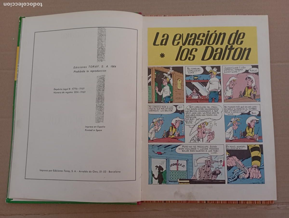 Tebeos: LUCKY LUKE - LA EVASI&Oacute;N DE LOS DALTON - EDICIONES TORAY 1969 - Foto 7