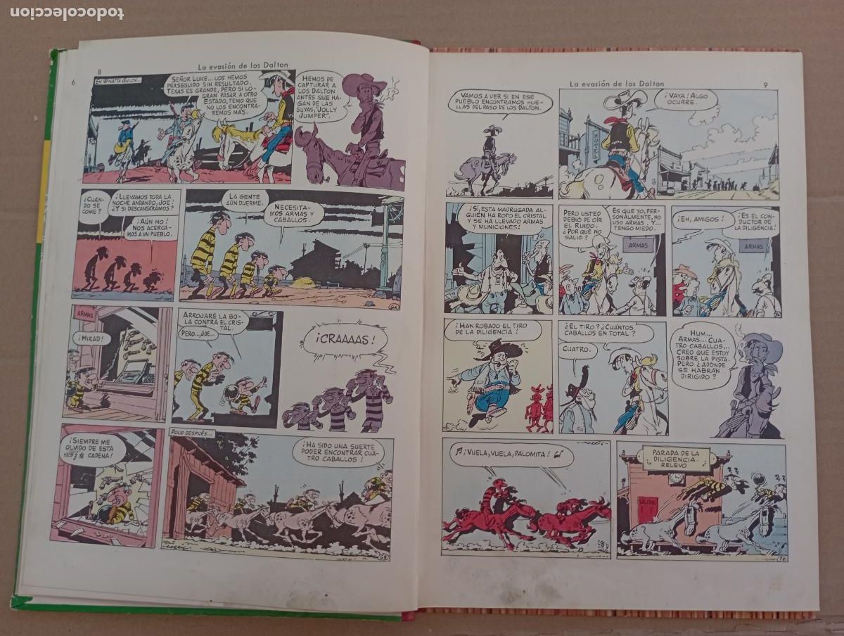 Tebeos: LUCKY LUKE - LA EVASI&Oacute;N DE LOS DALTON - EDICIONES TORAY 1969 - Foto 9