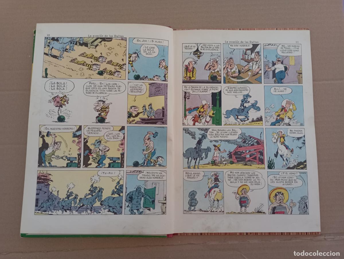 Tebeos: LUCKY LUKE - LA EVASI&Oacute;N DE LOS DALTON - EDICIONES TORAY 1969 - Foto 10