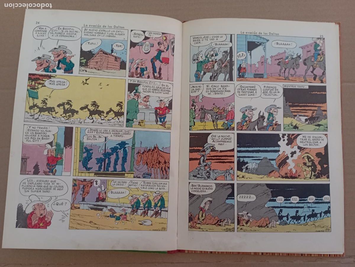 Tebeos: LUCKY LUKE - LA EVASI&Oacute;N DE LOS DALTON - EDICIONES TORAY 1969 - Foto 12