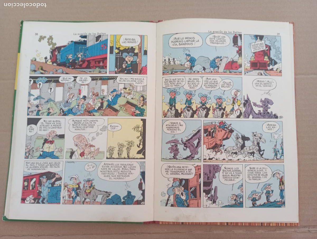 Tebeos: LUCKY LUKE - LA EVASI&Oacute;N DE LOS DALTON - EDICIONES TORAY 1969 - Foto 14