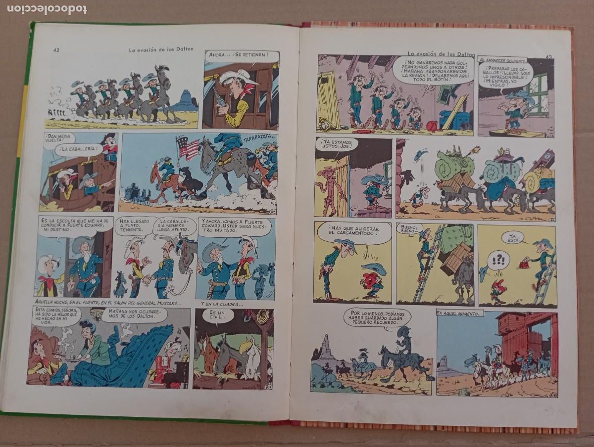 Tebeos: LUCKY LUKE - LA EVASI&Oacute;N DE LOS DALTON - EDICIONES TORAY 1969 - Foto 15