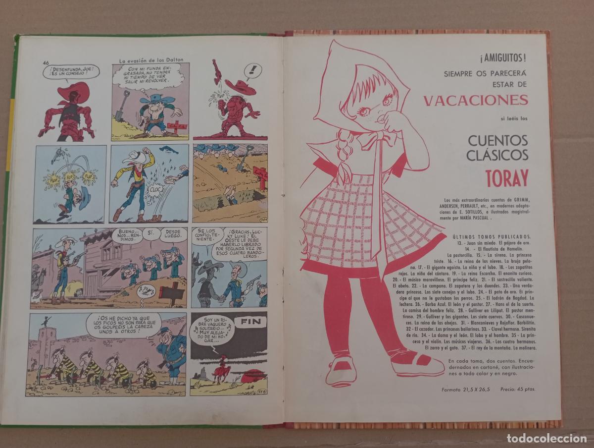 Tebeos: LUCKY LUKE - LA EVASI&Oacute;N DE LOS DALTON - EDICIONES TORAY 1969 - Foto 16