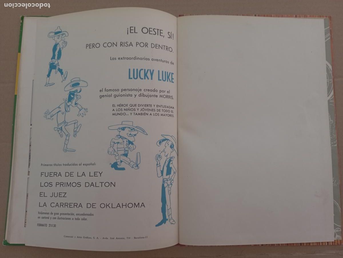 Tebeos: LUCKY LUKE - LA EVASI&Oacute;N DE LOS DALTON - EDICIONES TORAY 1969 - Foto 17