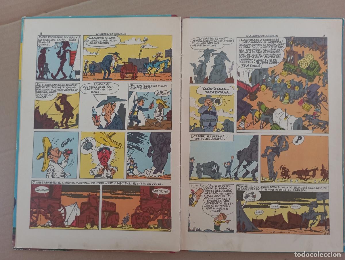 Tebeos: LUCKY LUKE - LA CARRERA DE OKLAHOMA - EDICIONES TORAY 1964 - Foto 9