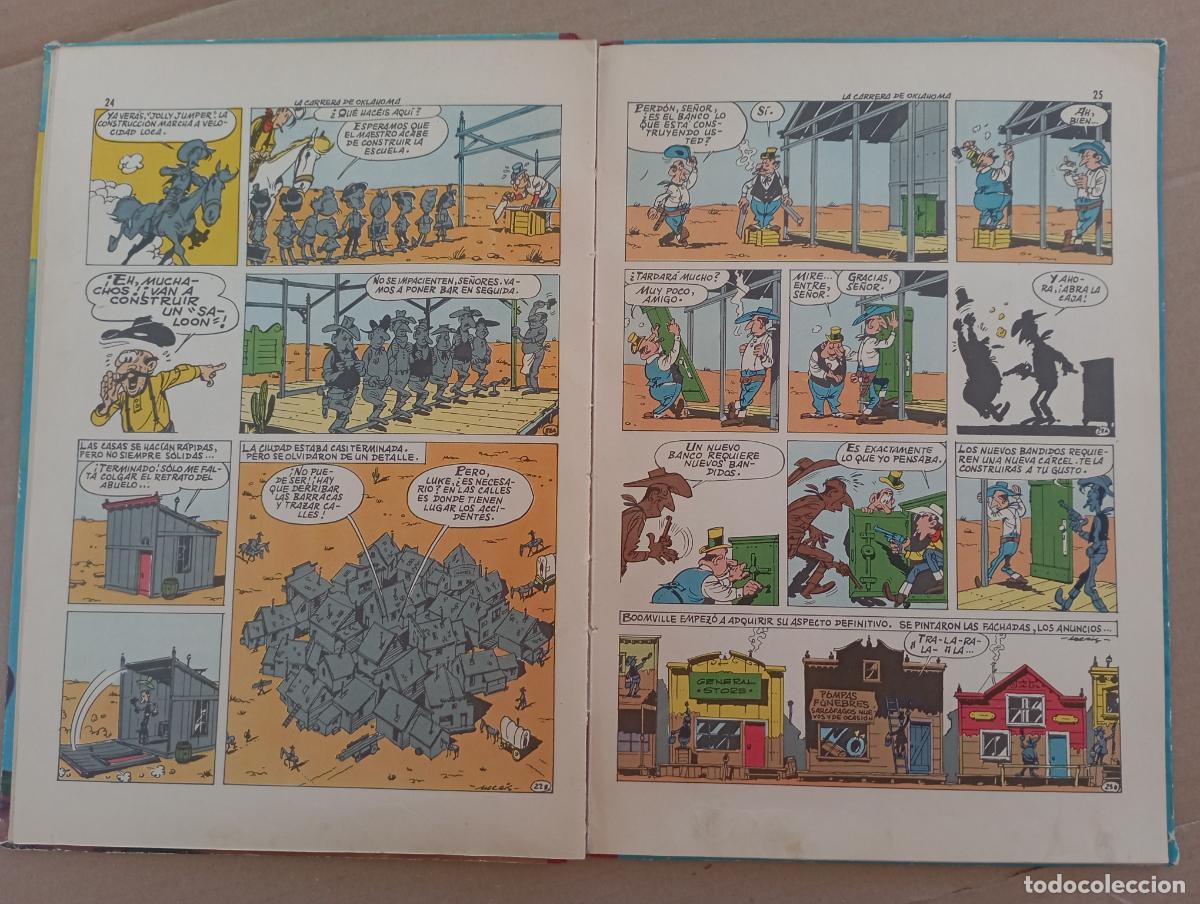 Tebeos: LUCKY LUKE - LA CARRERA DE OKLAHOMA - EDICIONES TORAY 1964 - Foto 10