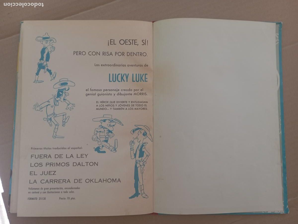 Tebeos: LUCKY LUKE - LA CARRERA DE OKLAHOMA - EDICIONES TORAY 1964 - Foto 16
