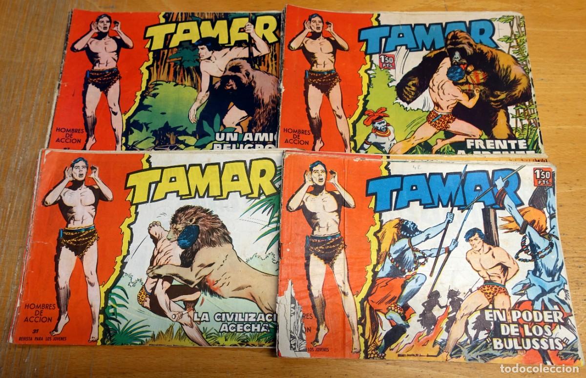 Tebeos: TAMAR. LOTE DE 30 N&Uacute;MEROS. ORIGINALES DE TORAY 1961. - Foto 2