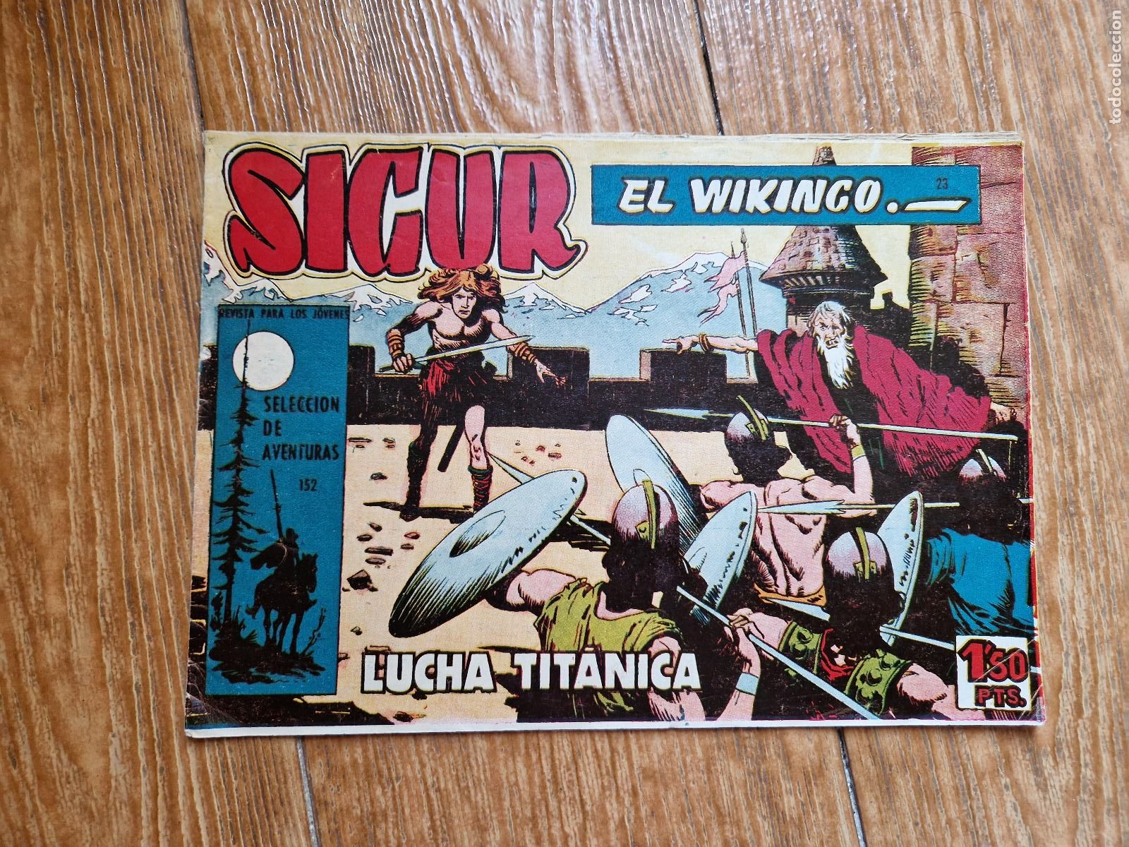 Tebeos: SIGUR EL WIKINGO N&ordm; 23 EDITORIAL TORAY ORIGINAL - Foto 1