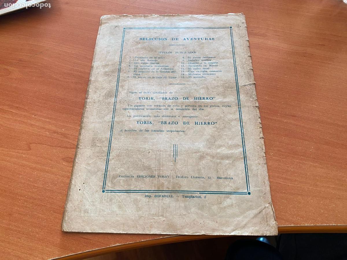 Tebeos: JIM GRAVES N&ordm; 15 EL INCENDIO (ORIGINAL TORAY) (COM3) - Foto 2