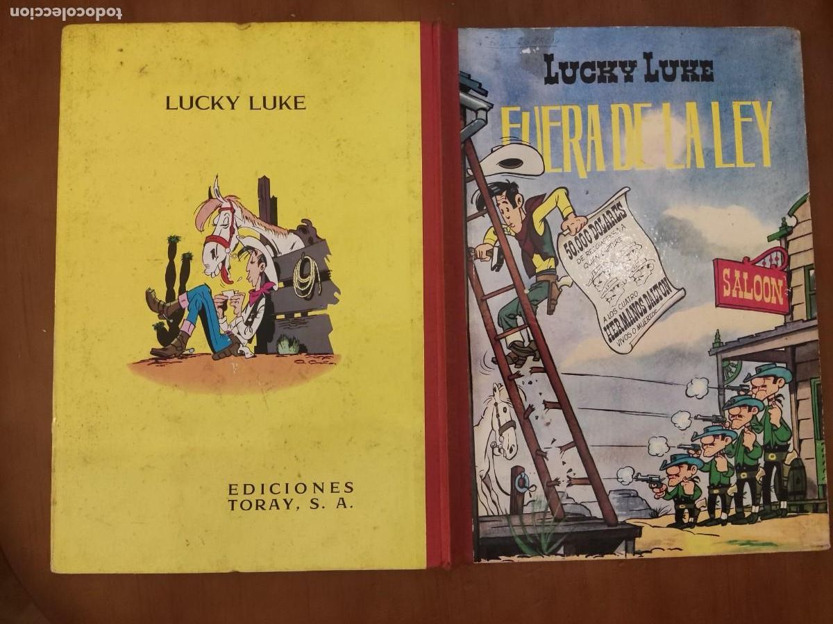 Tebeos: LUCKY LUKE FUERA DE LEY 1963 EDICIONES TORAY - Foto 2