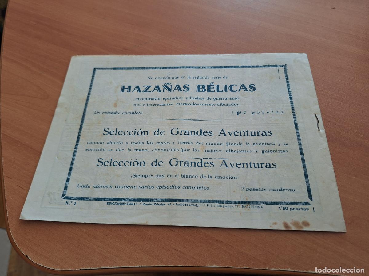 Tebeos: HAZA&Ntilde;AS DEL OESTE N&ordm; 2 CONTRABANDO (ORIGINAL TORAY) (COB74) - Foto 2