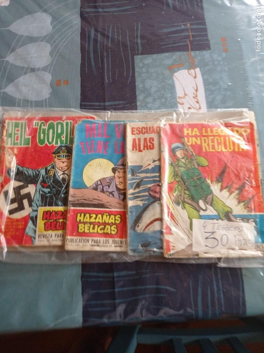 Tebeos: 4 comics Haza&ntilde;as b&eacute;licas a&ntilde;o 1965 - Foto 1