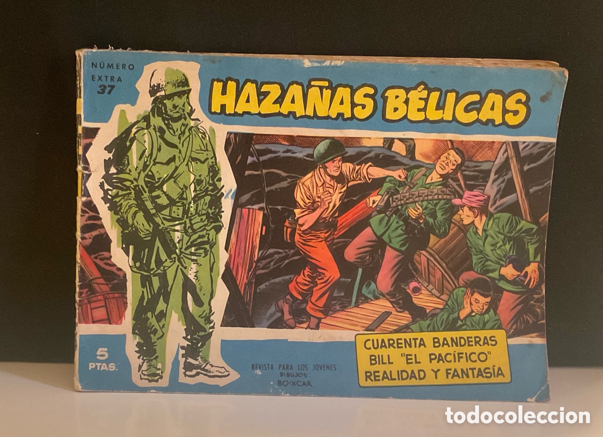 Tebeos: ‼️HAZA&Ntilde;AS BELICAS N&ordm;37. CUARENTA BANDERAS BILL &ldquo;EL PACIFICO&rdquo; REALIDAD Y FANTASIA‼️