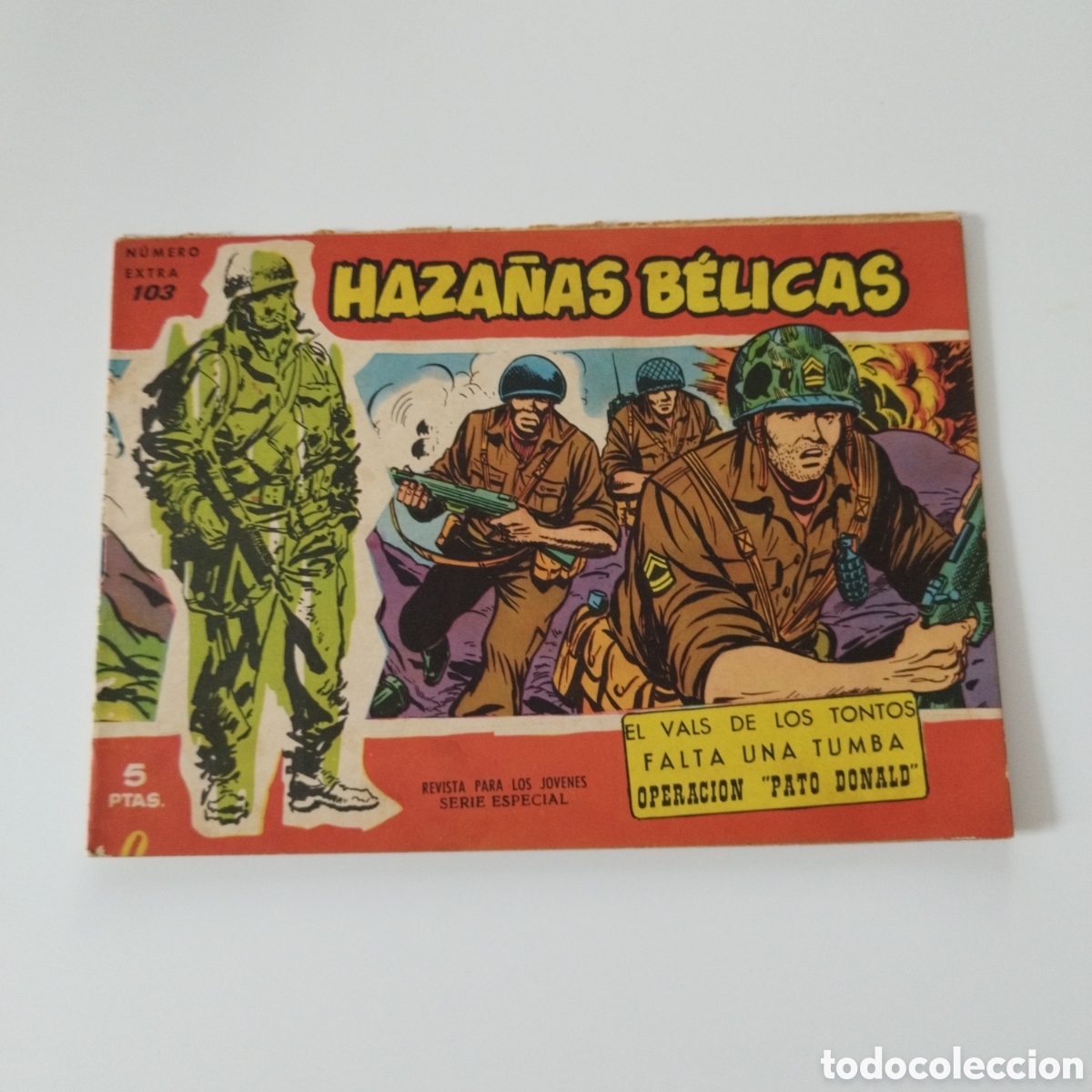 Tebeos: HAZA&Ntilde;AS BELICAS ROJAS / # 103 / NUMERO EXTRA / ED. TORAY