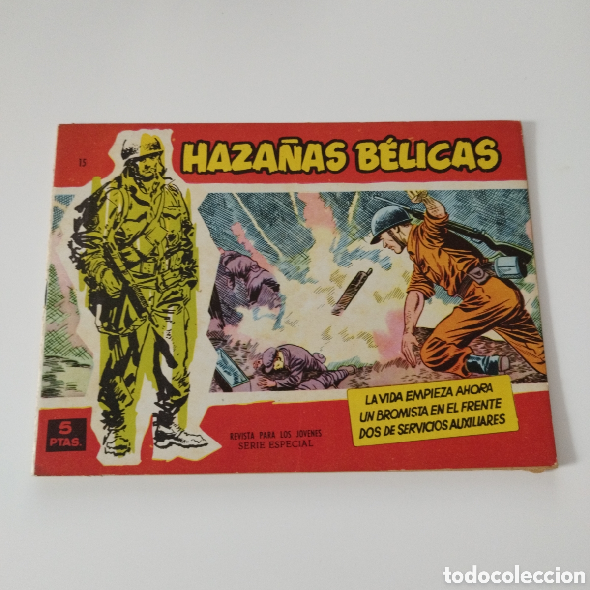 Tebeos: HAZA&Ntilde;AS BELICAS ROJAS / # 15 / ED. TORAY