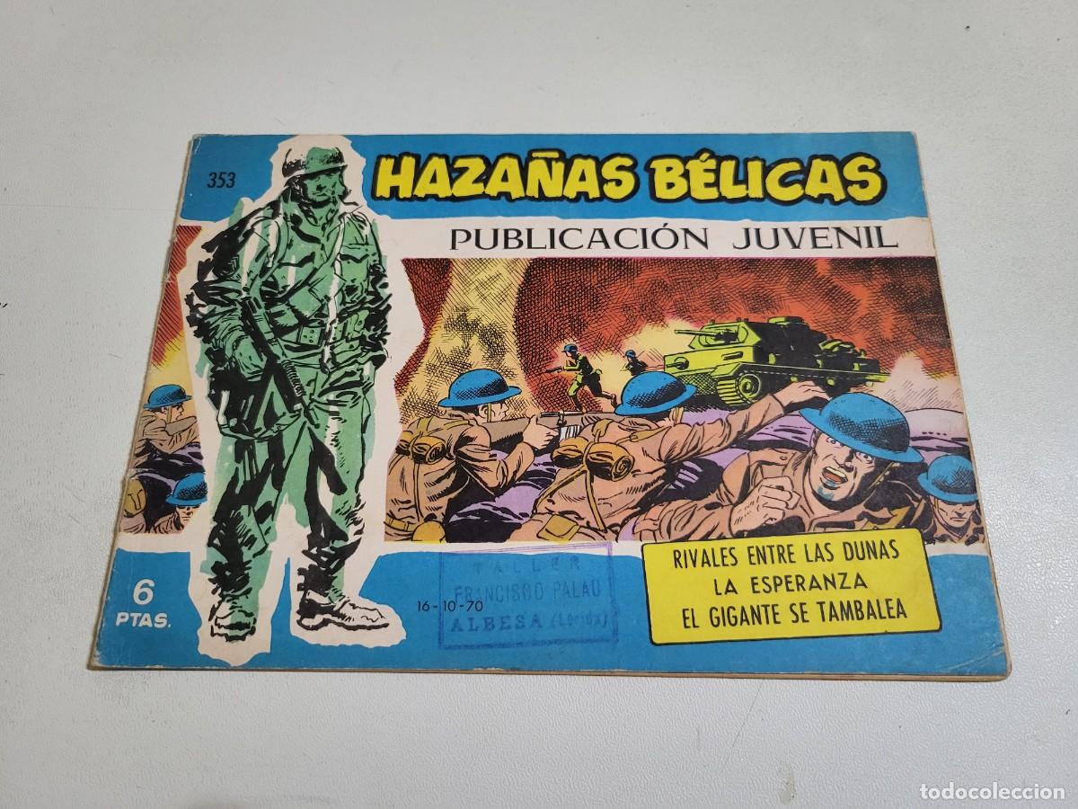 Tebeos: Haza&ntilde;as B&eacute;licas, N&ordm; 353, Ediciones Toray. Bolsa 1. - Foto 1