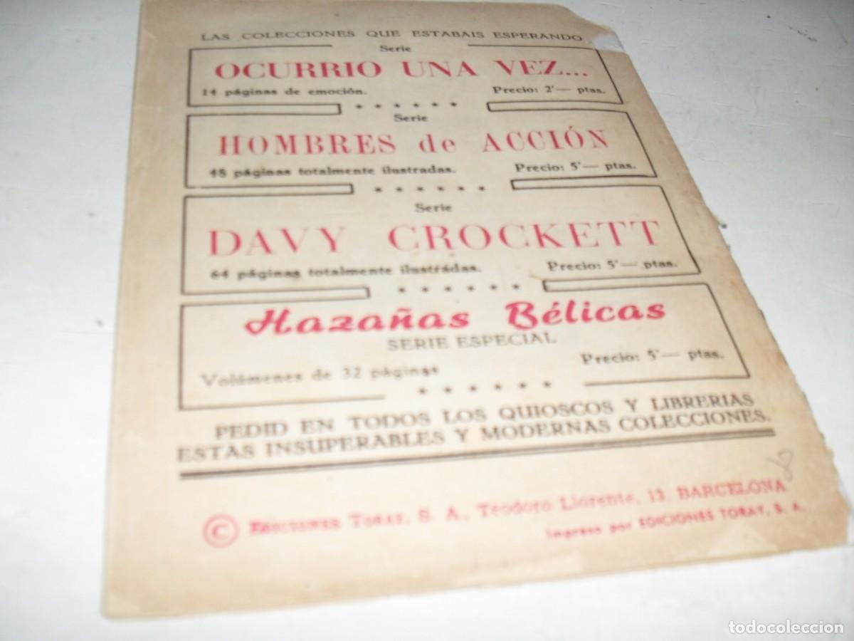 Tebeos: BILL KRAKER 8,(DE 24) TRAICION,1958,TORAY - Foto 2