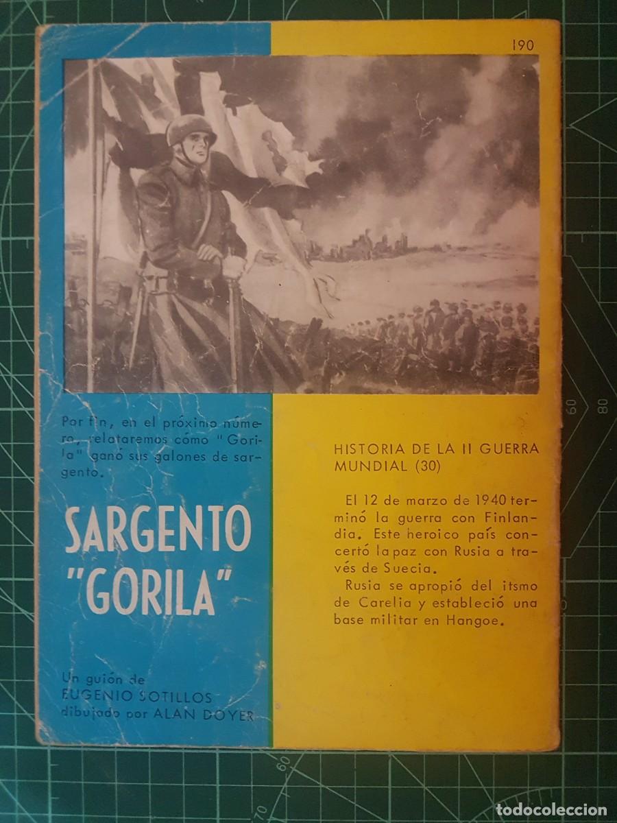 Tebeos: Haza&ntilde;as B&eacute;licas, (Gorila) N&ordm; 190, Toray. - Foto 2
