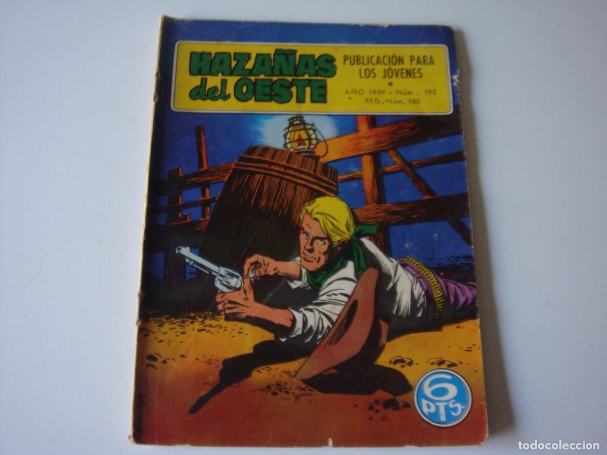 Tebeos: HAZA&Ntilde;AS DEL OESTE N&ordm; 195 A&Ntilde;O 1969 EDICIONES TORAY - Foto 1