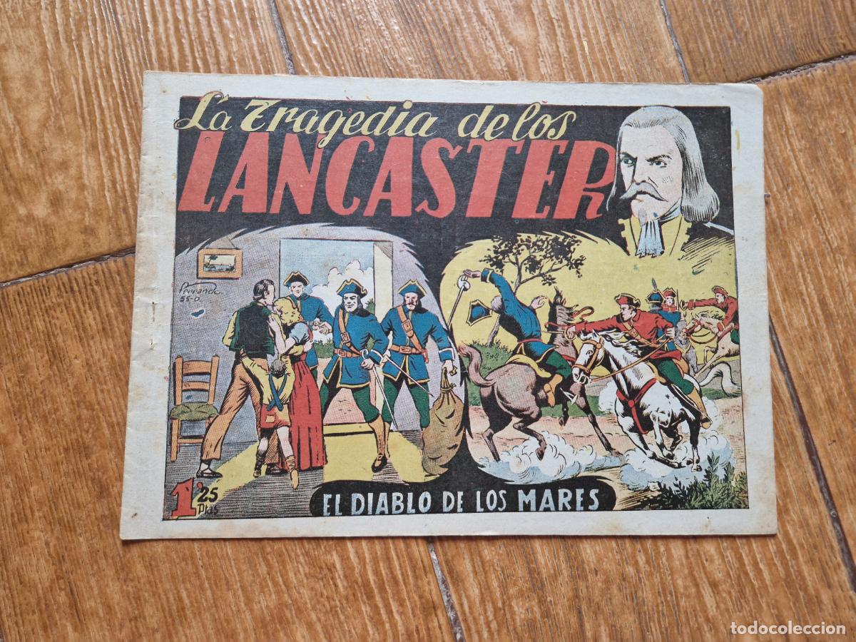 Tebeos: EL DIABLO DE LOS MARES N&ordm; 55 EDICIONES TORAY 1947 ORIGINAL - Foto 1