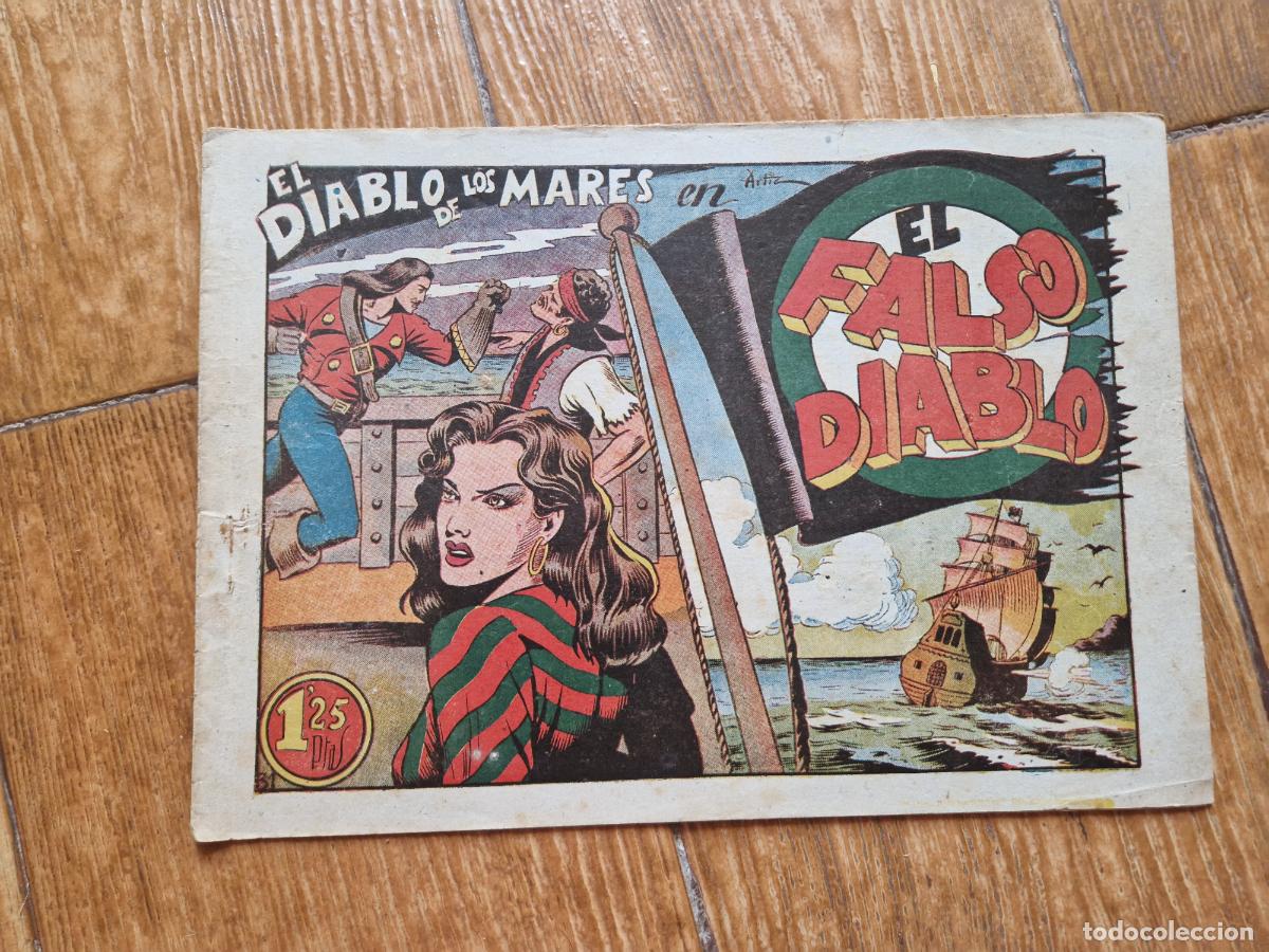 Tebeos: EL DIABLO DE LOS MARES N&ordm; 31 EDICIONES TORAY 1947 ORIGINAL - Foto 1