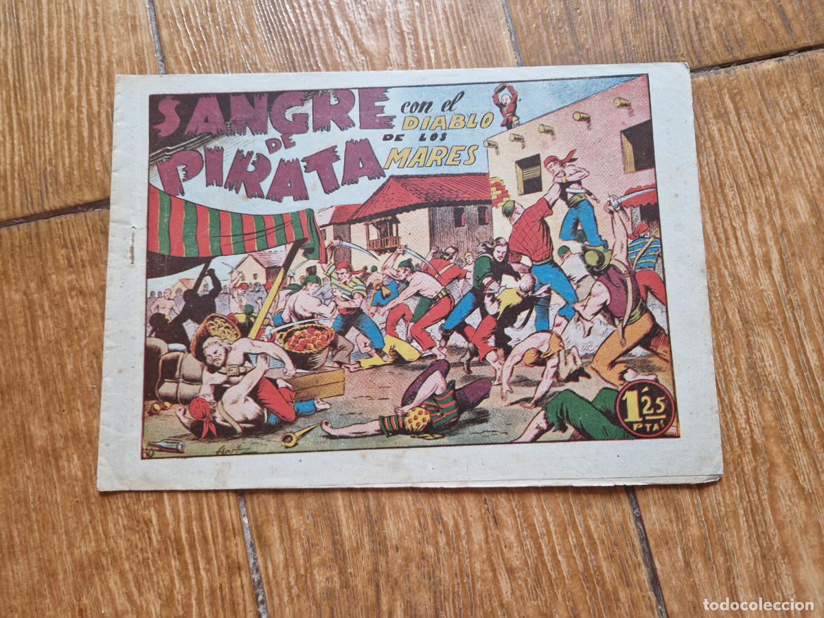 Tebeos: EL DIABLO DE LOS MARES N&ordm; 30 EDICIONES TORAY 1947 ORIGINAL - Foto 1