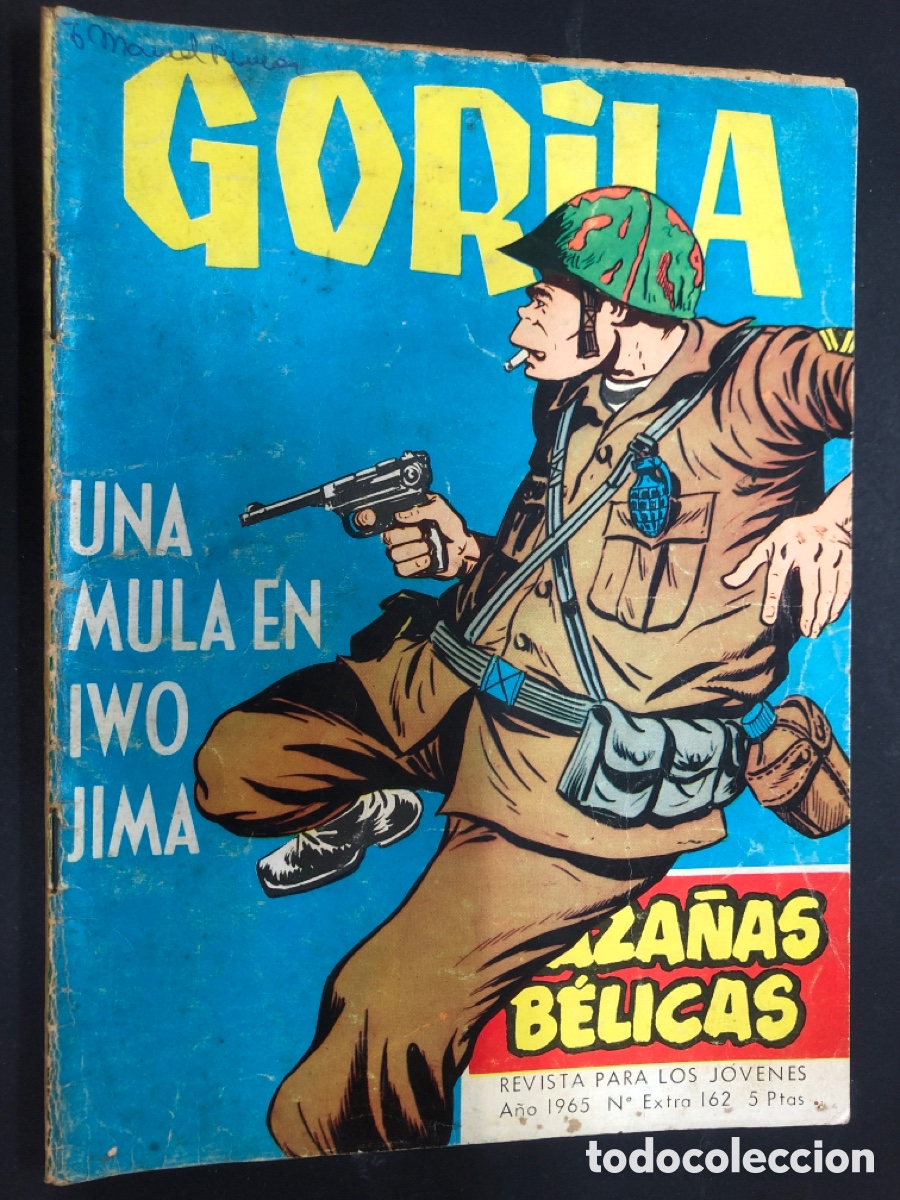 Tebeos: COMIC GORILA HAZA&Ntilde;AS BELICAS N&ordm; 162 EDITORIAL TORAY - Foto 1