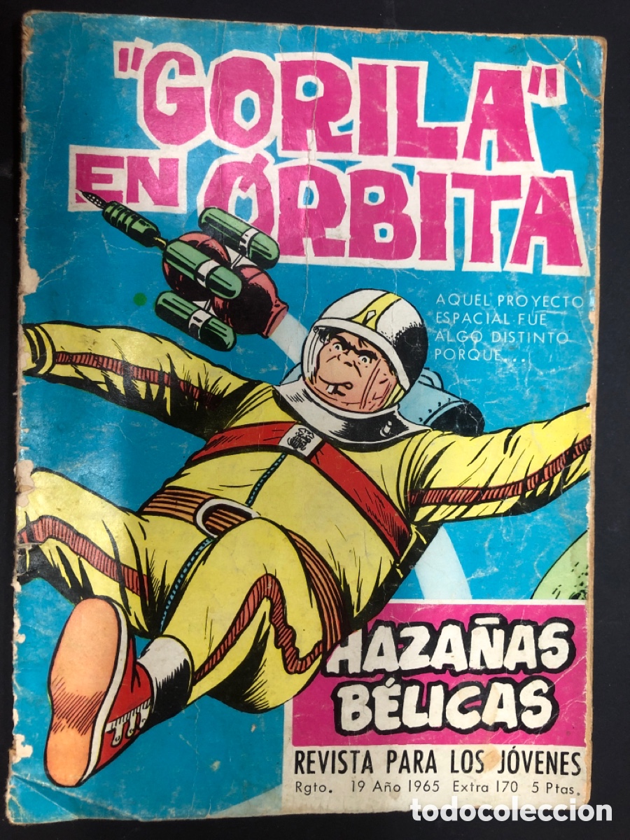 Tebeos: COMIC GORILA HAZA&Ntilde;AS BELICAS N&ordm; 170 EDITORIAL TORAY - Foto 1