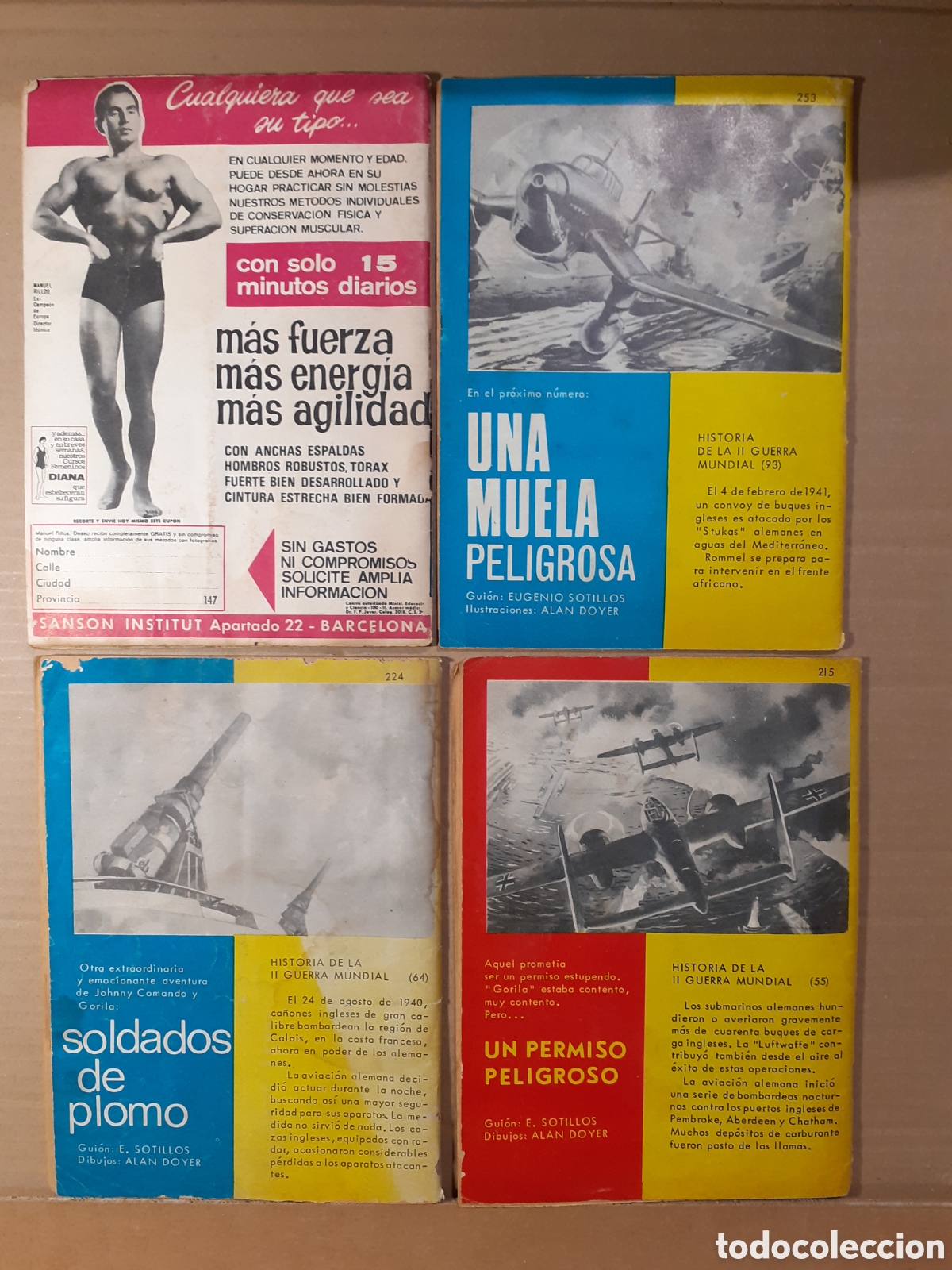 Tebeos: Haza&ntilde;as b&eacute;licas. Lote de 4 comic. - Foto 2