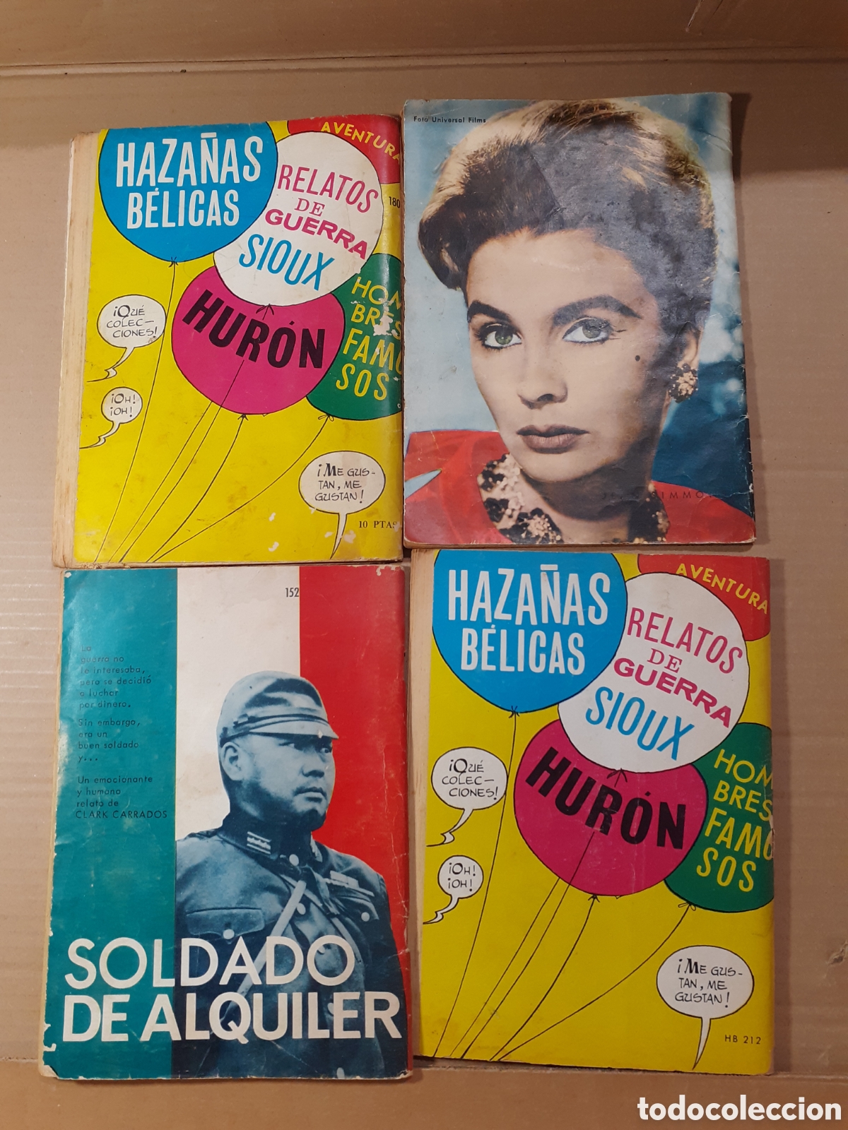 Tebeos: Haza&ntilde;as b&eacute;licas. Lote de 4 comic. - Foto 2