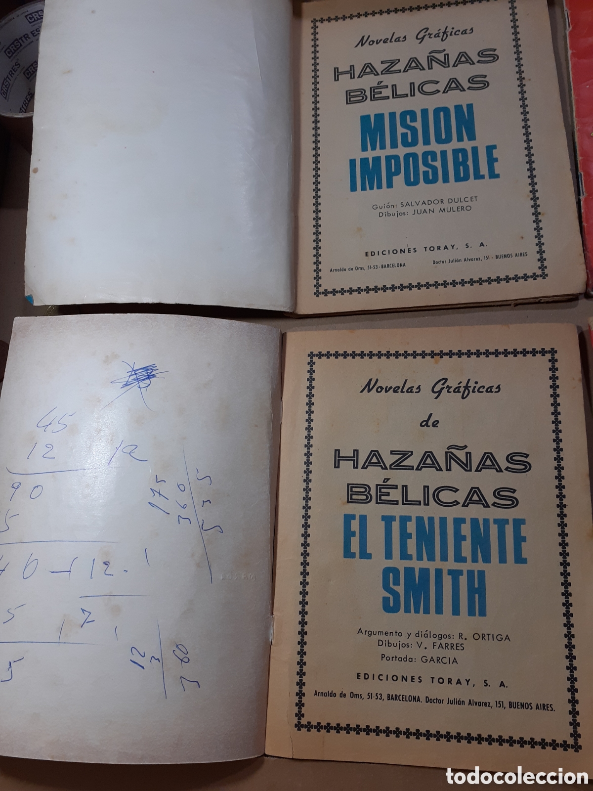 Tebeos: Haza&ntilde;as b&eacute;licas. Lote de 4 comic. - Foto 4