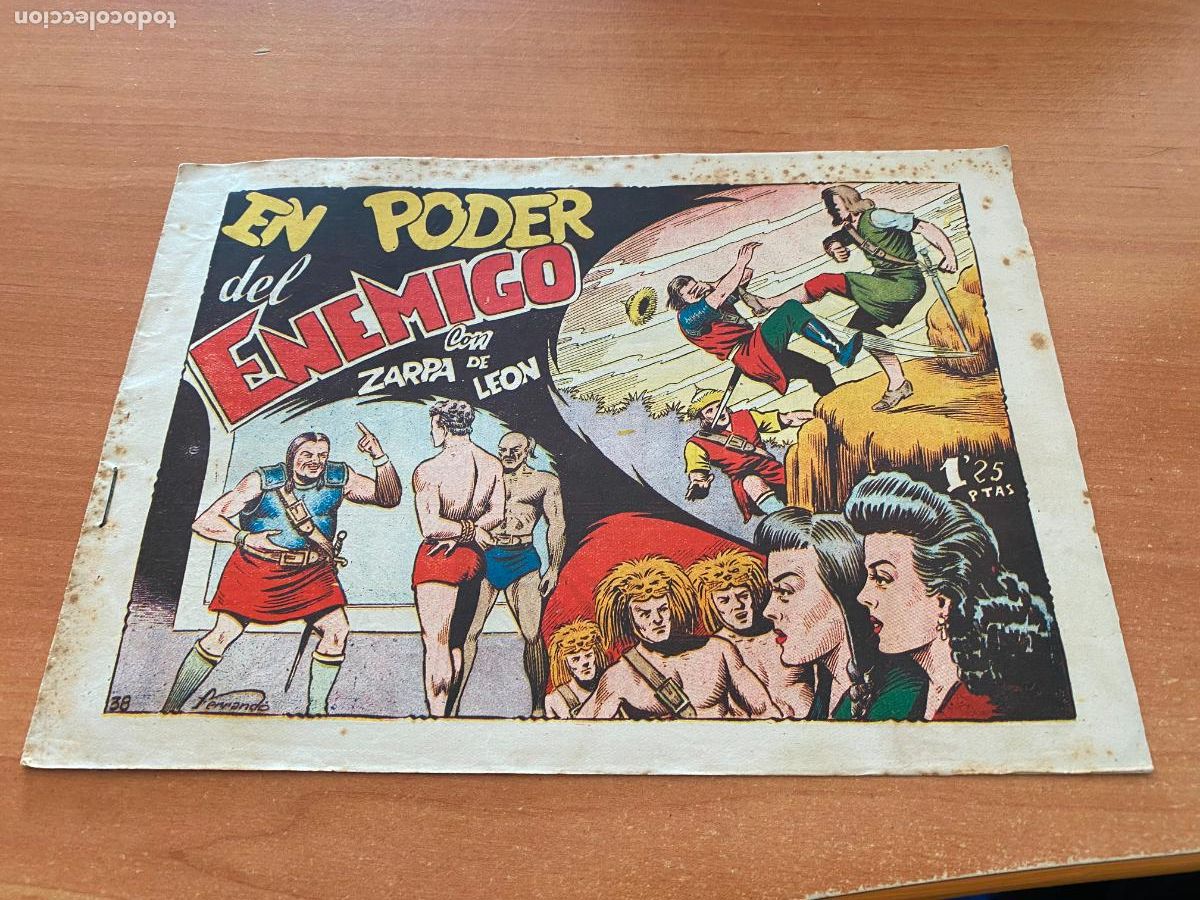 Tebeos: ZARPA DE LEON N&ordm; 38 EN PODER DEL ENEMIGO (ORIGINAL TORAY) (COB242) - Foto 1