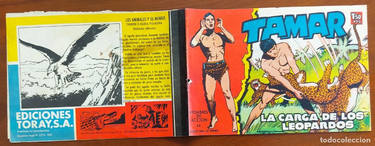 Tebeos: TAMAR N&ordm; 17 - EDICIONES TORAY A&Ntilde;O 1961 - ORIGINAL DE &Eacute;POCA - Foto 2