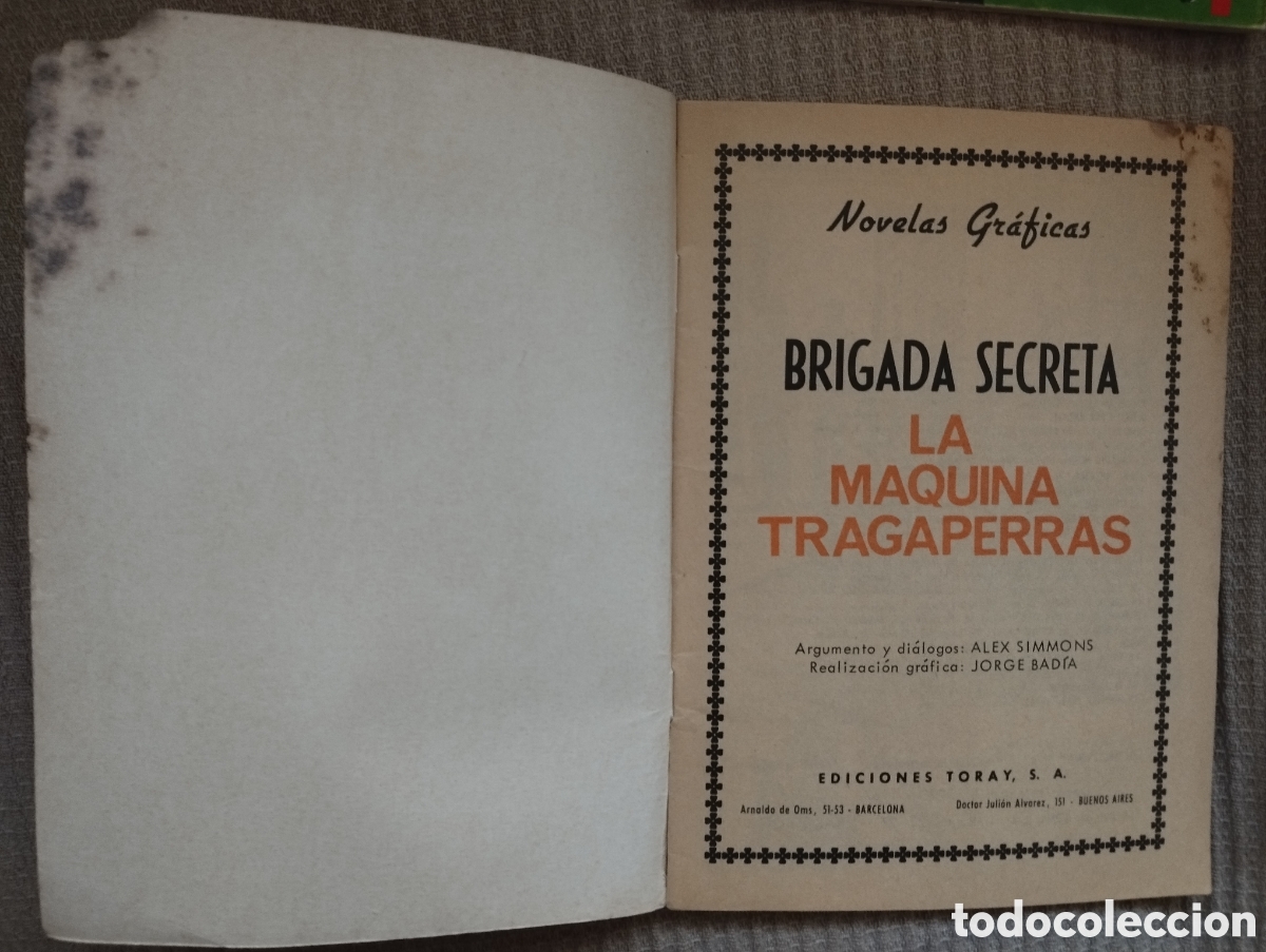 Tebeos: NOVELAS GR&Aacute;FICAS BRIGADA SECRETA - Foto 4