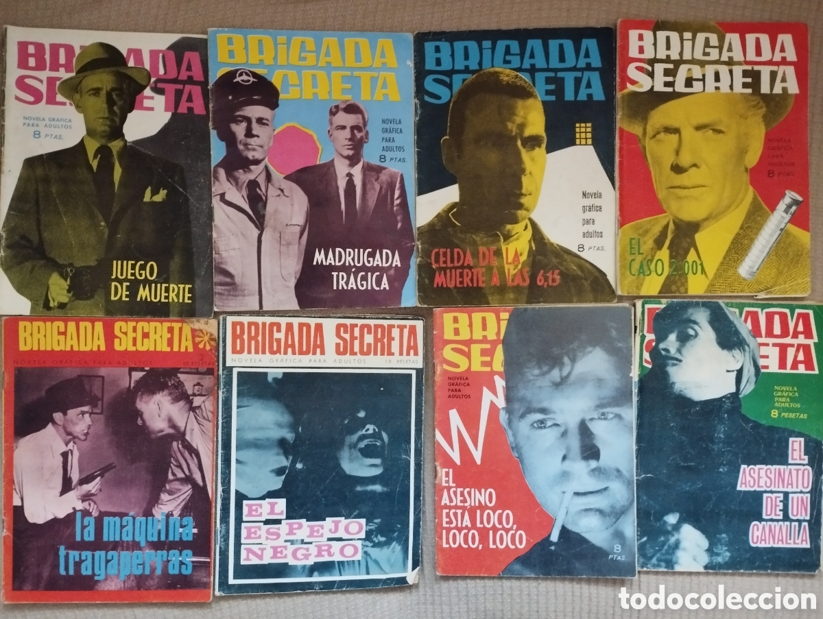 Tebeos: NOVELAS GR&Aacute;FICAS BRIGADA SECRETA - Foto 1