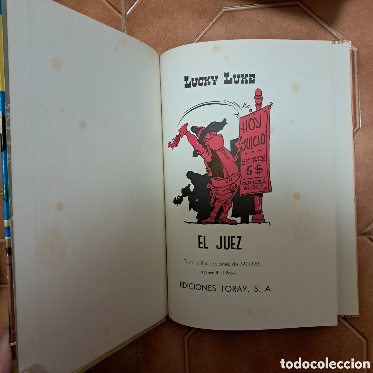 Tebeos: EL JUEZ - Lucky Luke (2a ed. 1969 ediciones Toray) - Foto 2